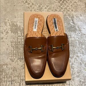 Steve Madden Tan Leather Men's Slip-Ons